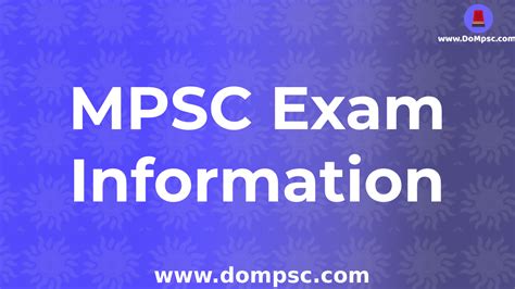 Mpsc Exam Information Details Information Check Eligibility Exam