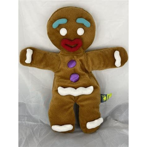 Dreamworks Toys Shrek Gingy The Gingerbread Man 4 Stuffed Plush