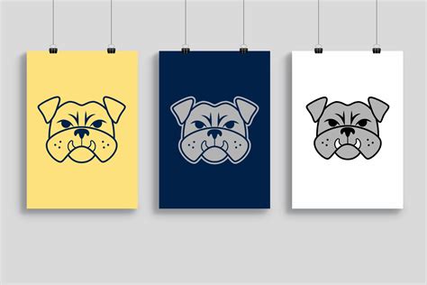 English Bulldog Face Svg Png Dxf Eps By Designed By Geeks