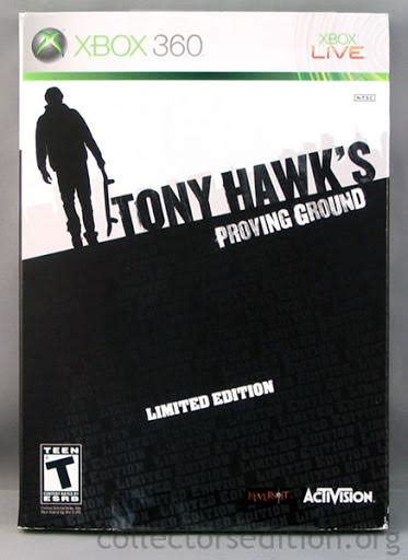 Tony Hawk S Proving Ground Limited Edition Precios Xbox 360 Compara