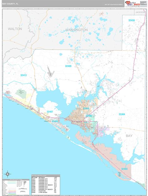 Bay Area County Map