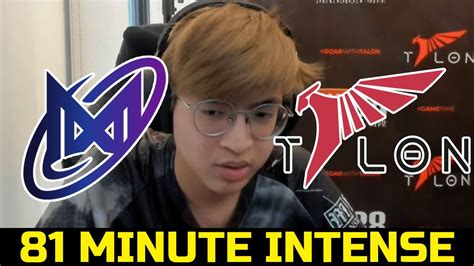 81 MINUTE INTENSE GAME TALON VS NIGMA GALAXY GAME 2 YouTube