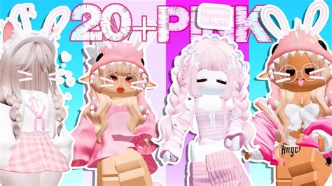 20 Pink Cute Roblox Outfits 2023 Youtube