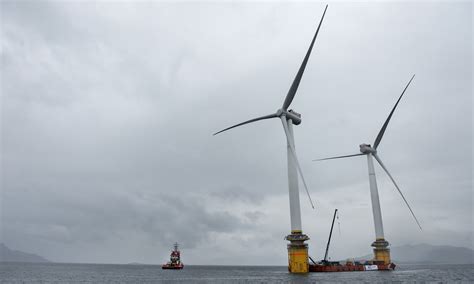 World First Floating Wind Farm Starts To Take Shape Off Coast Of