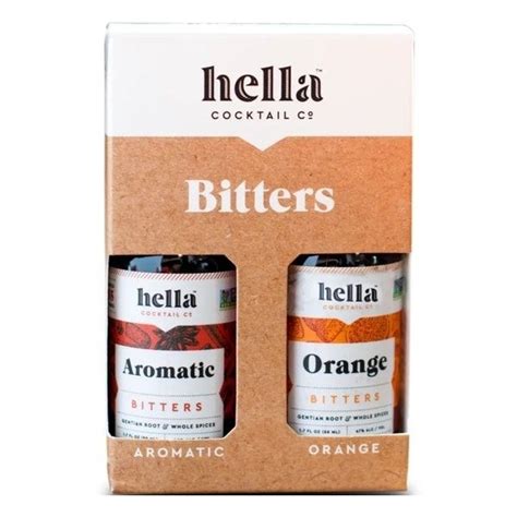 Hella Cocktail Co Two Flavor Bitters Bar Set Hella Bitters Aromatic