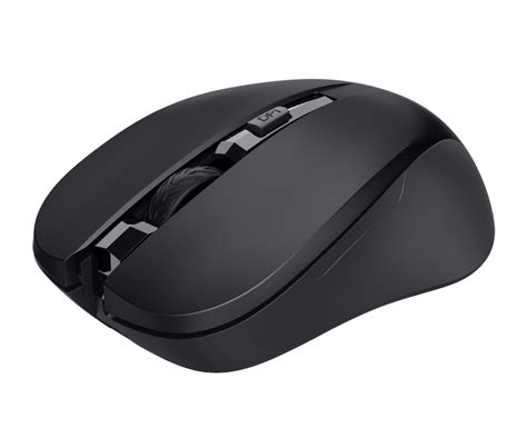 Mouse Trust Mydo Silencioso Botones Dpi Inalambrico Negro