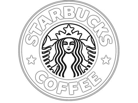 Starbucks Logo Coloring Page