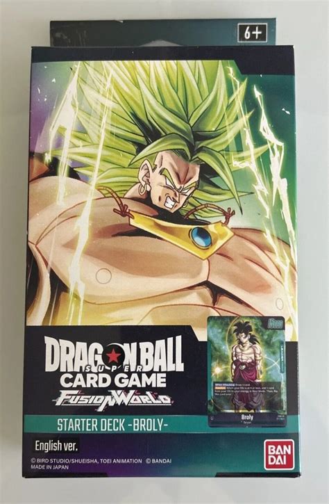 Dragon Ball Super Tcg Fusion World Broly Starter Deck Fs New Factory