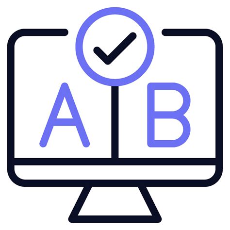 A B Testing Icon Vector Art At Vecteezy