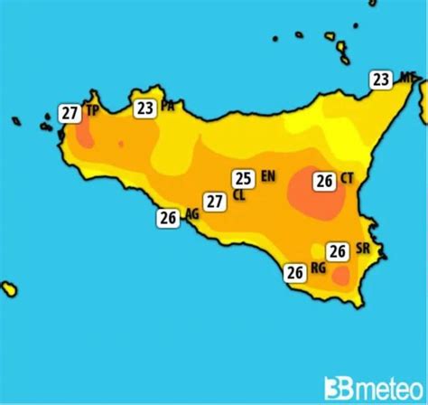 Meteo Sicilia Ultimi Acquazzoni Arriva L Anticiclone Con Temperature