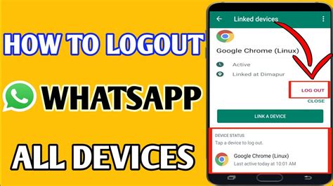 How To Logout Whatsapp Account From Other Devices How To Know If