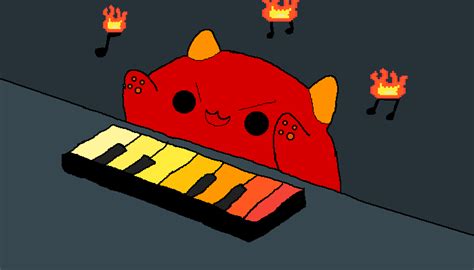 Pixilart Demon Bongo Cat By Galaxygirl12292