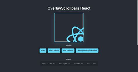 Overlayscrollbars React Example Codesandbox