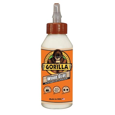 Gorilla 8 oz. Wood Glue/Epoxy 62000 - The Home Depot