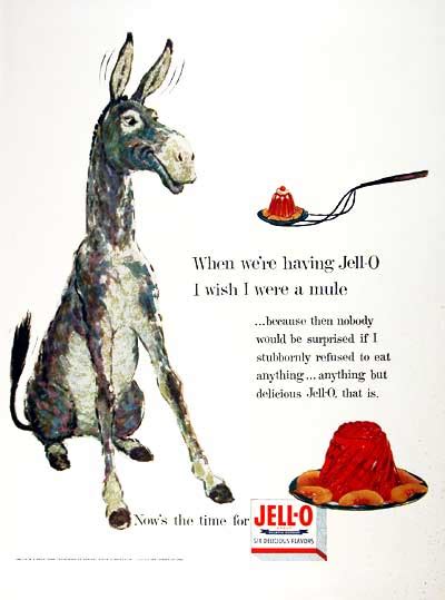 Jello Jell O Gelatin Classic Vintage Print Ad