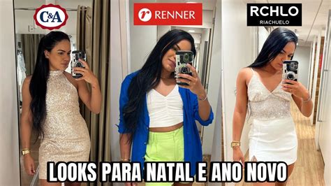 PROVANDO LOOKS EM LOJAS DE DEPARTAMENTO PARA NATAL E ANO NOVO YouTube