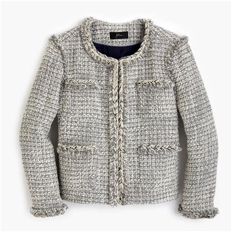 Jcrew Lady Jacket In Metallic Tweed In Metallic Lyst