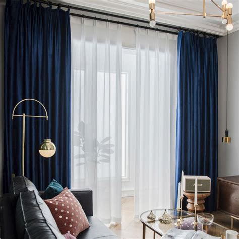 Dark blue curtains – Artofit