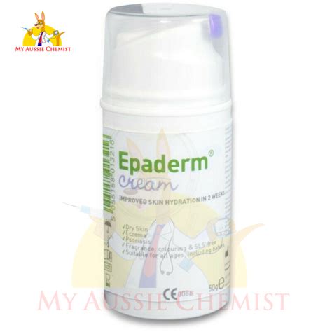 Epaderm Cream 50g Pump Moisturises Dry Skin Eczema Psoriasis Emollient