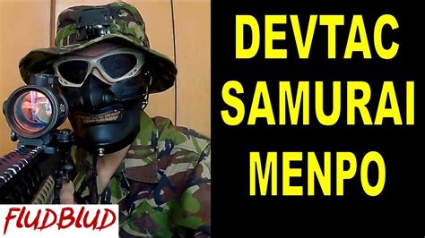 Devtac Samurai Menpo Mask Review Youtube