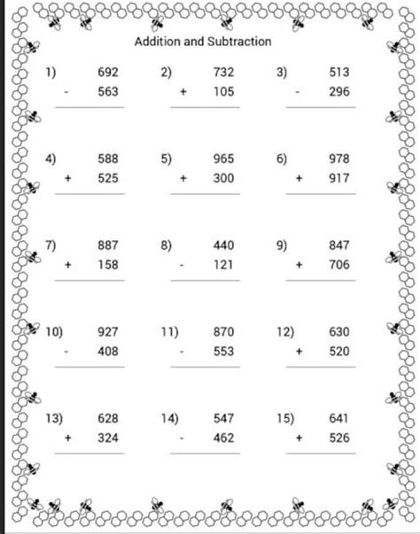 Math Worksheets Mega Bundle Addition Subtraction Multiplication