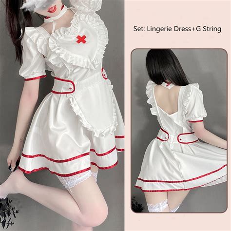 Jual Seragam Cosplay Sexy Maid Cosplay Uniform Sexy Lingerie Set