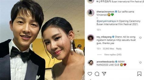 Biodata Shenina Cinnamon Yang Foto Bareng Song Joong Ki TribunLampung