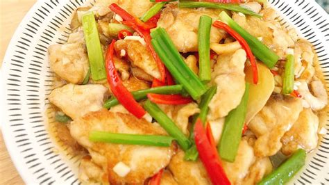 姜葱鱼片 Stir Fry fish Fillet with Ginger Spring Onion 香香厨房 Hiong s