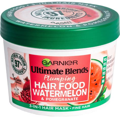 Garnier Ultimate Blends Plumping Hair Food Watermelon 3 In 1 Fine Hair