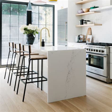 Hanstone Quartz Chantilly Modern Kitchen Los Angeles By