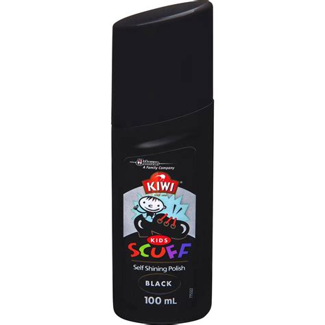 Kiwi Kids Scuff School Black Shoe Polish 100ml Woolworths