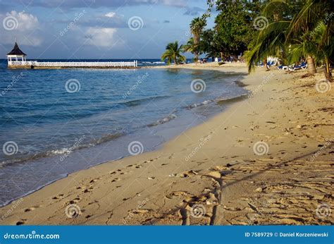 Montego Bay Beach Royalty-Free Stock Photography | CartoonDealer.com ...