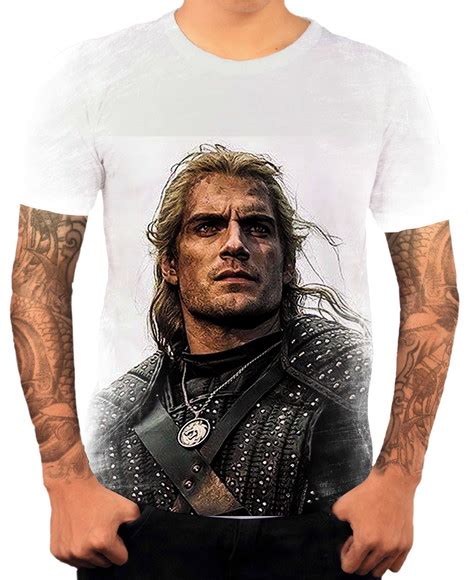 Camisa Camiseta Personaliza Série The Witcher HD 17 Elo7