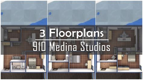 Medina Studios Sims Floor Plan