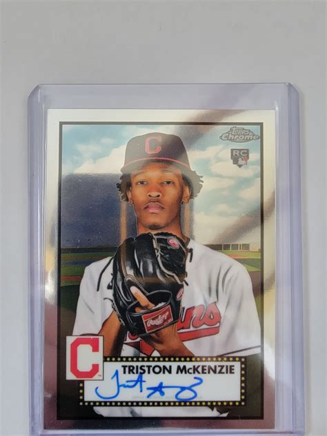 Topps Chrome Triston Mckenzie Auto Mcp