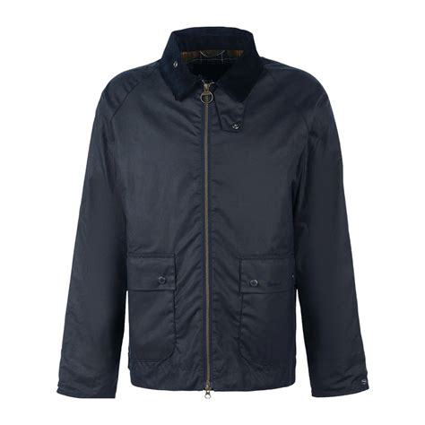 Barbour Men S Bedale Short Wax Jacket Navy