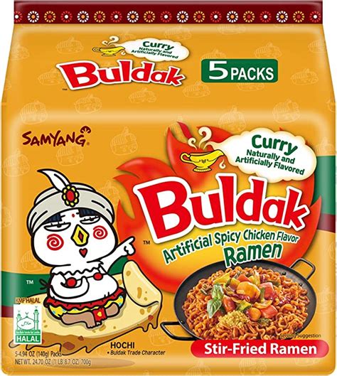 Zupka Makaron Ramen Hot Kurczak Curry WIELOPAK 5x140g SAMYANG Sklep