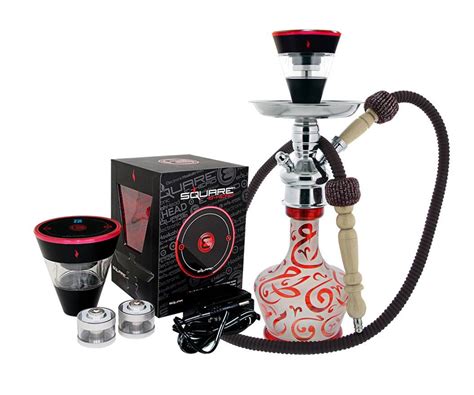 Square E Head E Shisha Electronic Hookah E Shisha