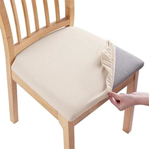 Amazon Smiry Waterproof Seat Covers For Dining Room Chairs Set Of