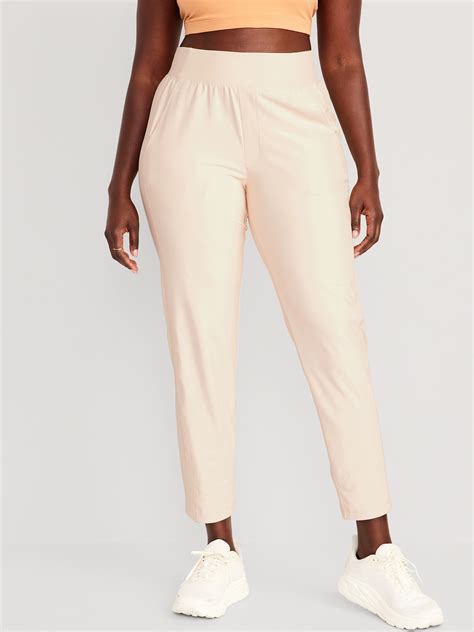 High Waisted PowerSoft Combination Taper Pants Old Navy