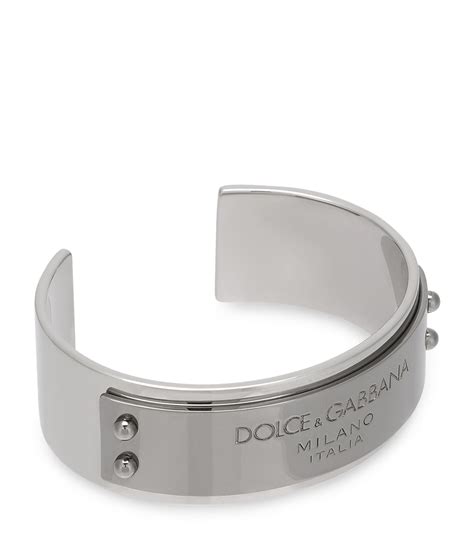 Dolce Gabbana Logo Engraved Bangle Harrods US