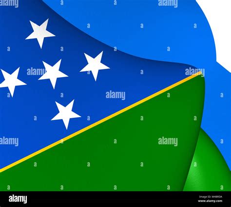 Flag Of Solomon Islands Stock Photo Alamy