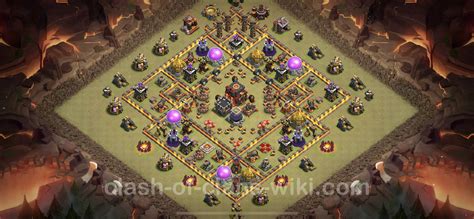 Best Anti Stars War Base Th With Link Hybrid Town Hall Level