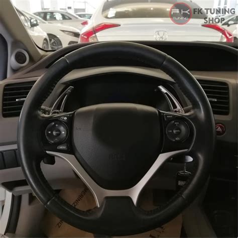 HONDA CİVİC FB7 VİTES KOLU F1 PADDLE SHİFT GRİ RENK 2012 2016 FK