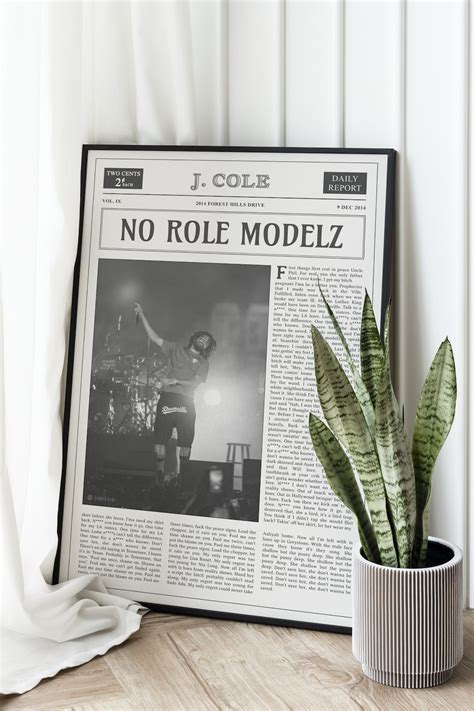 J Cole No Role Modelz 2014 Forest Hills Drive Dreamville Wall