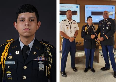 Sam Houston Math, Science, and Technology Center Army JROTC Recognition: Cadet Colonel Erik ...