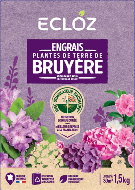 Engrais Plantes de terre de bruyère Boîte 1 5 kg Gamm vert