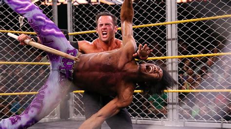 Roderick Strong Def The Velveteen Dream In A Steel Cage Match WWE