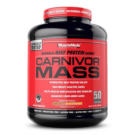 Musclemeds Carnivor Mass Chocolate Peanut Butter Lb Buy Online At