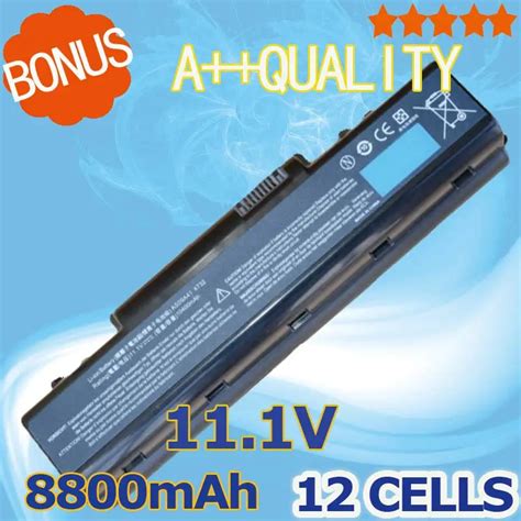 8800mAH 12 Cells Laptop Battery For Acer Aspire 4732Z AS09A31 AS09A41